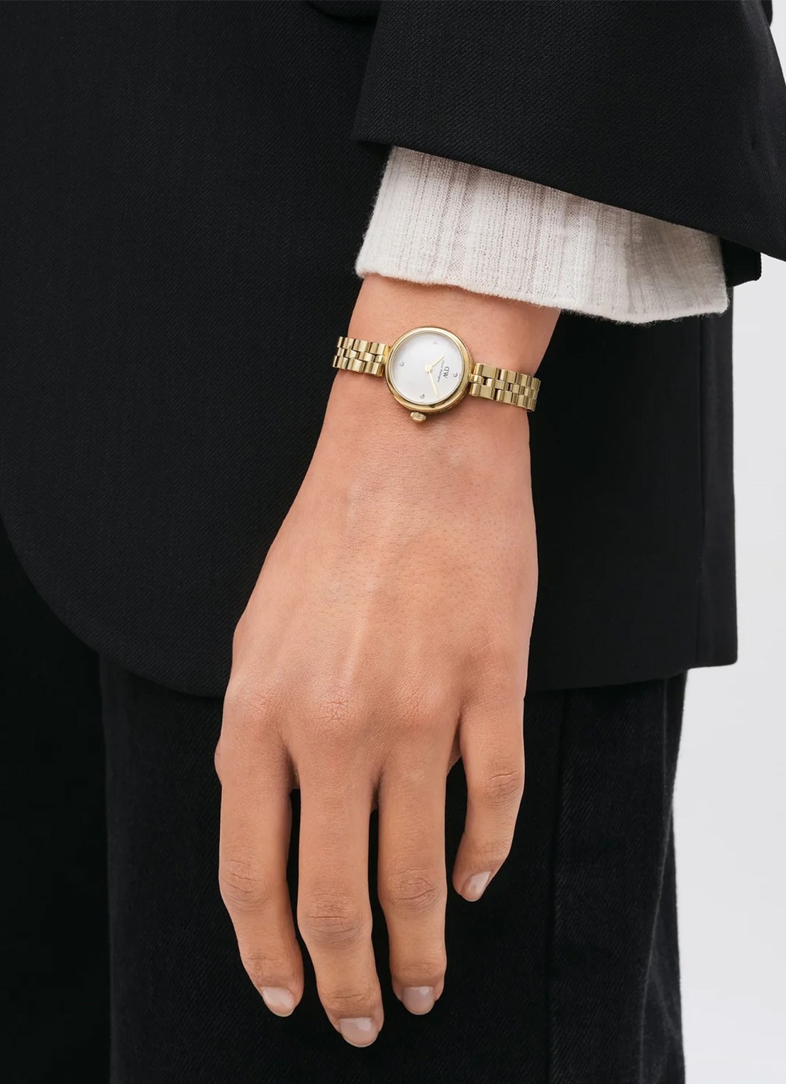 Daniel Wellington Elan horloge DW00100715 - voorkant 4 goud