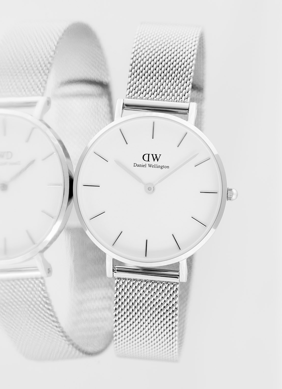 Daniel Wellington Horloge DW00100164 - detail zilver
