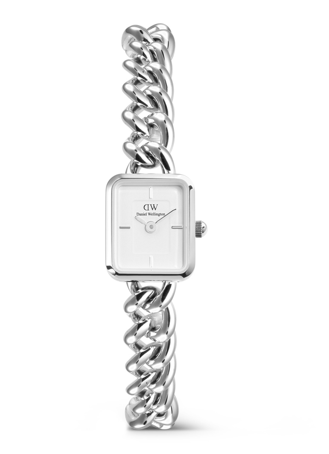 Daniel Wellington Jolie Chain horloge DW00100834 - voorkant zilver