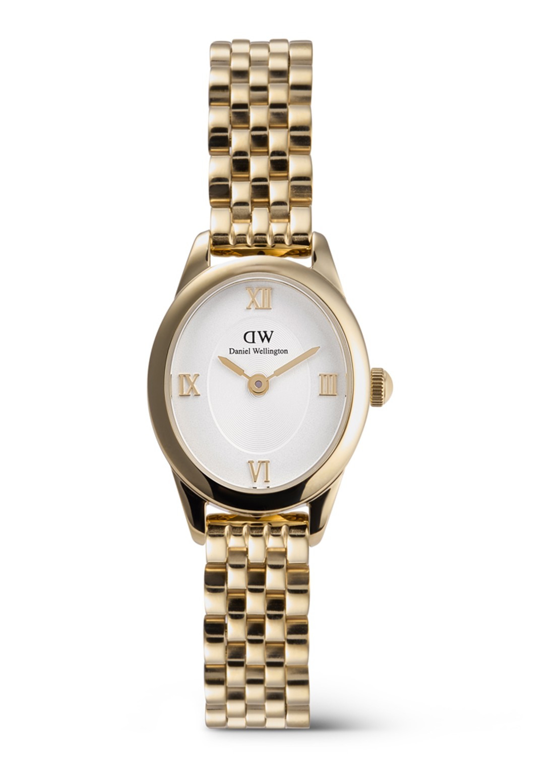 Daniel Wellington Ophelia Mini horloge DW00100803 - voorkant 5 goud