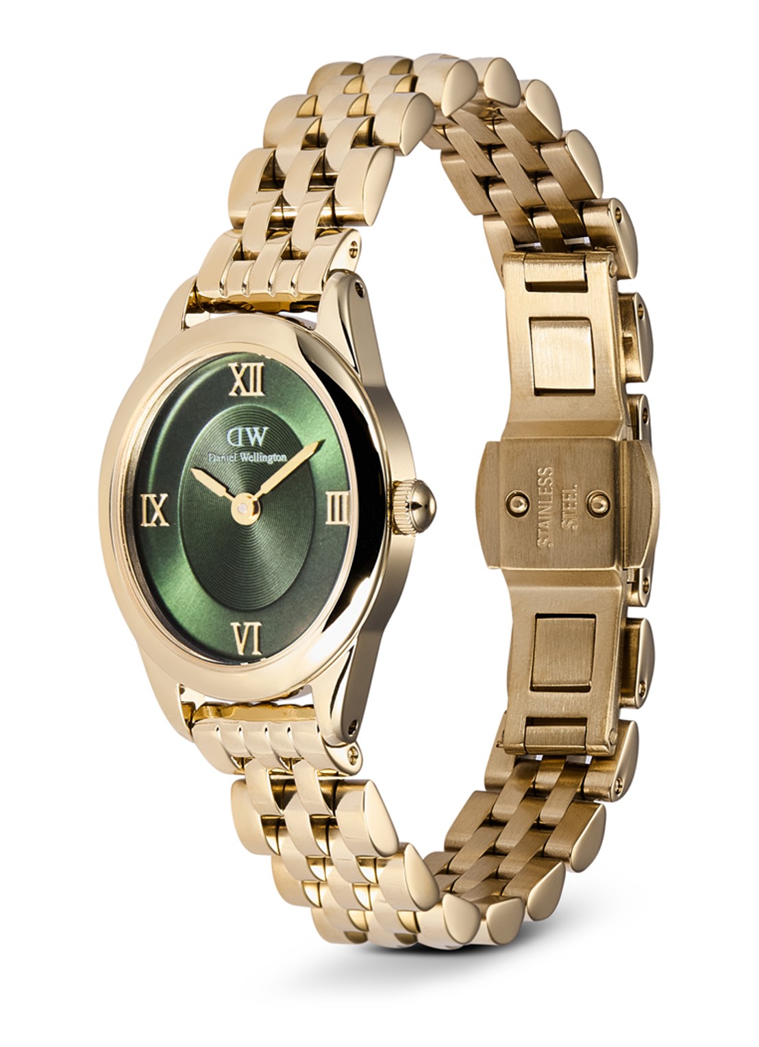 Daniel Wellington Ophelia Mini horloge DW00100804 - detail goud