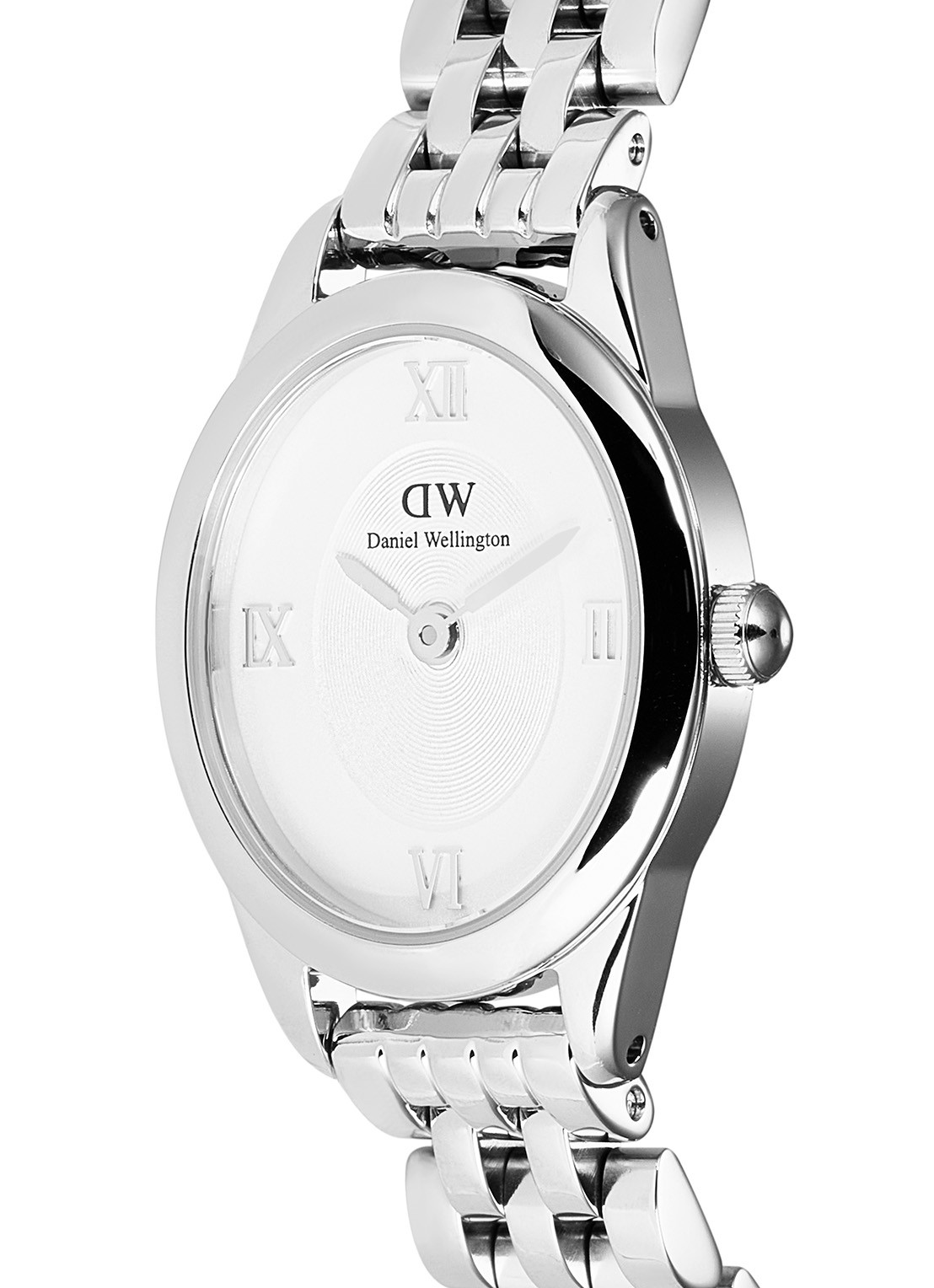 Daniel Wellington Ophelia Mini horloge DW00100808 - detail zilver