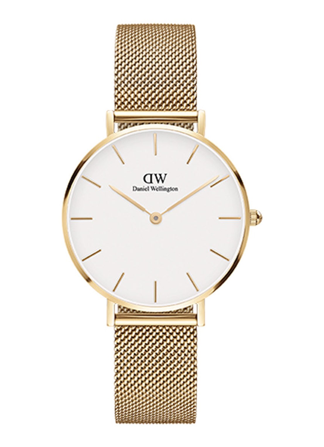 Daniel Wellington Petite Evergold horloge DW00100348 - voorkant goud