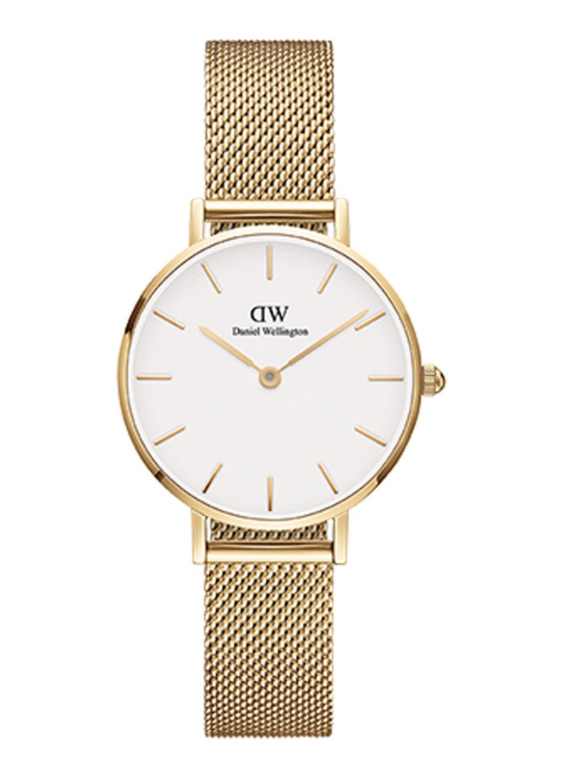 Daniel Wellington Petite Evergold horloge DW00100350 - voorkant goud