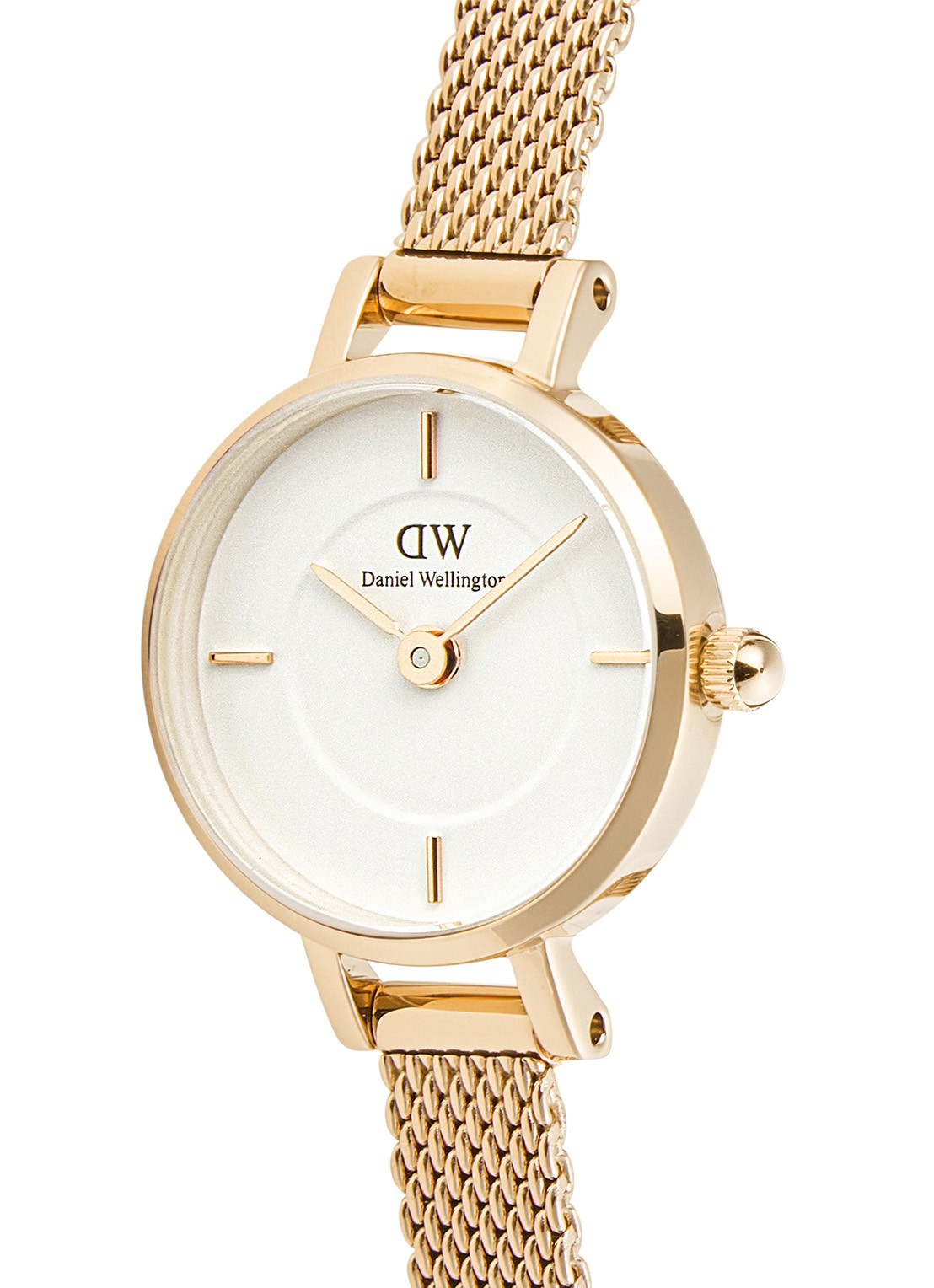 Daniel Wellington Petite Mini horloge DW00100745 - detail 3 goud