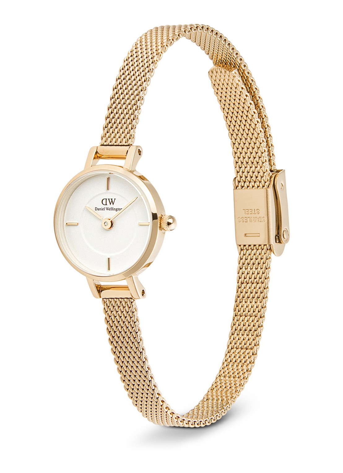 Daniel Wellington Petite Mini horloge DW00100745 - detail 4 goud