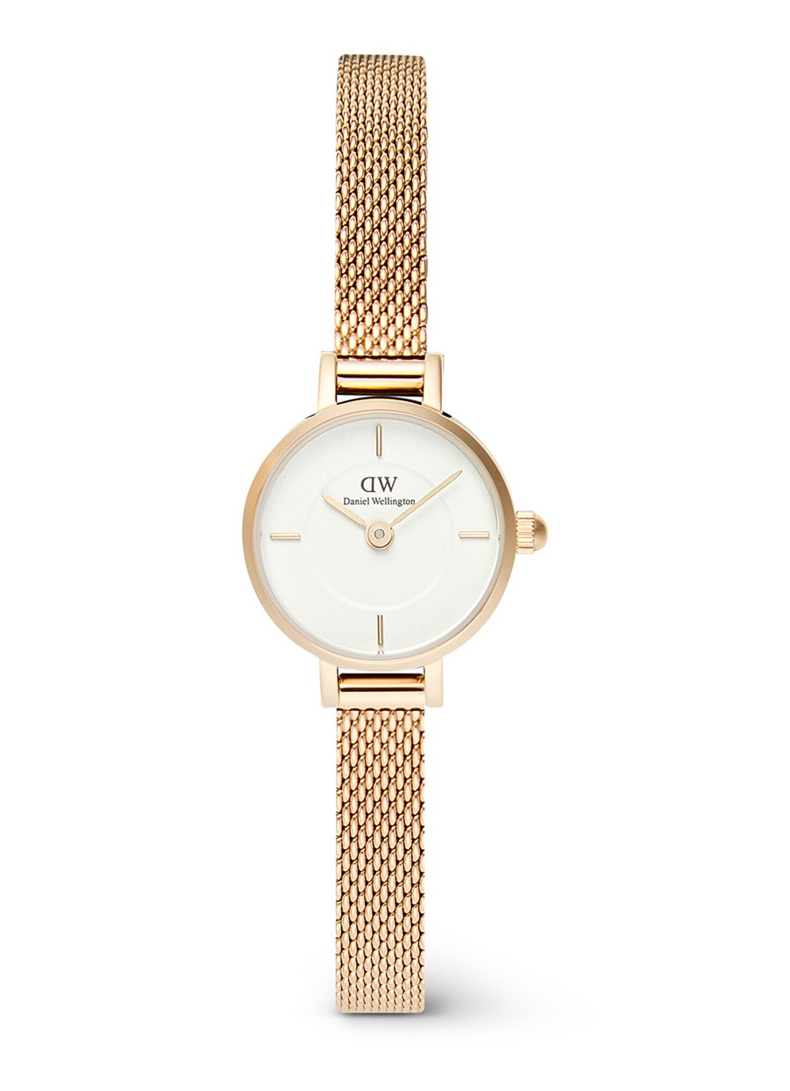 Daniel Wellington Petite Mini horloge DW00100745 - voorkant goud