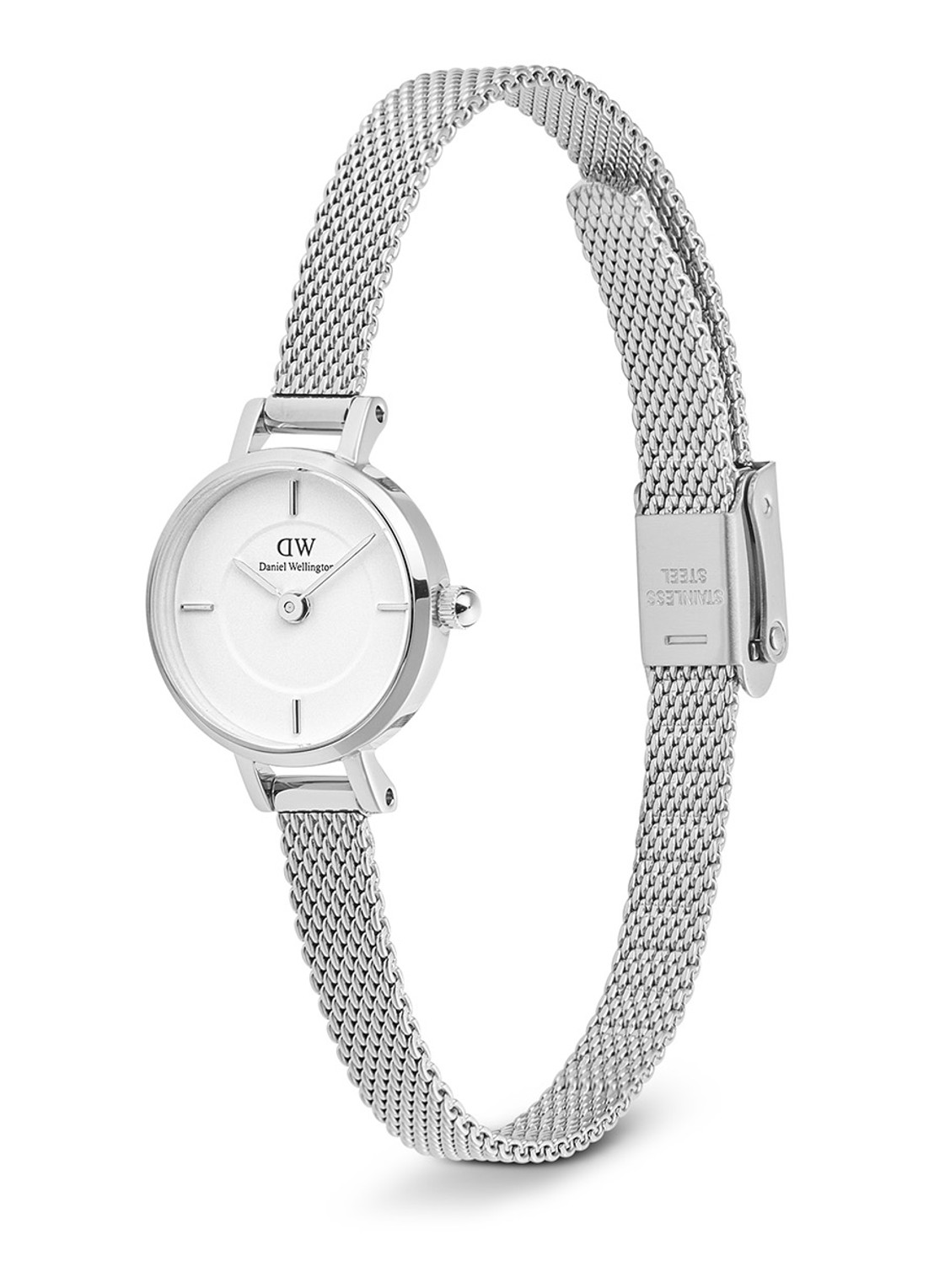 Daniel Wellington Petite Mini horloge DW00100746 - detail 4 zilver