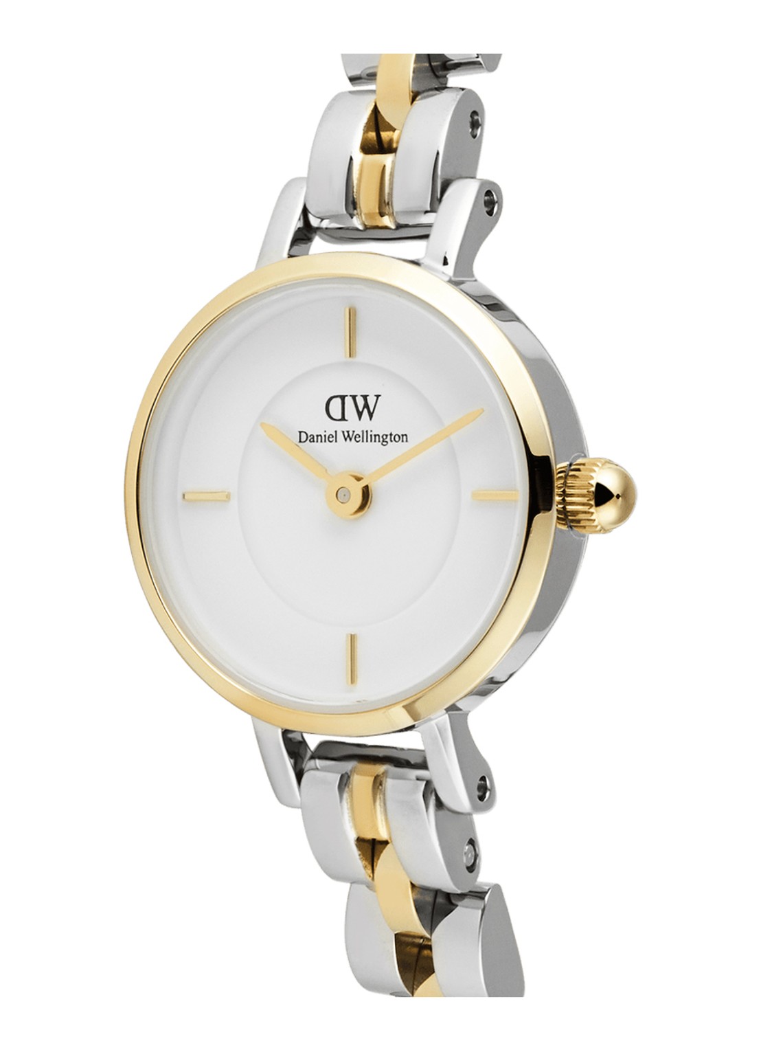 Daniel Wellington Petite mini horloge DW00100923 - detail zilver