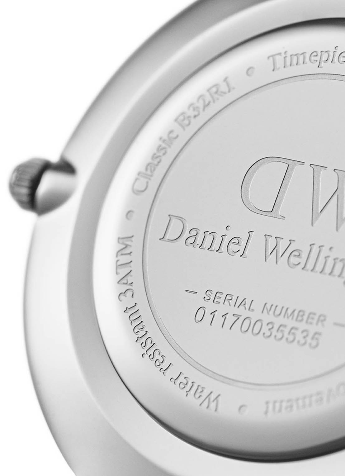 Daniel Wellington Petite Sterling horloge DW00100220 - detail 3 zilver