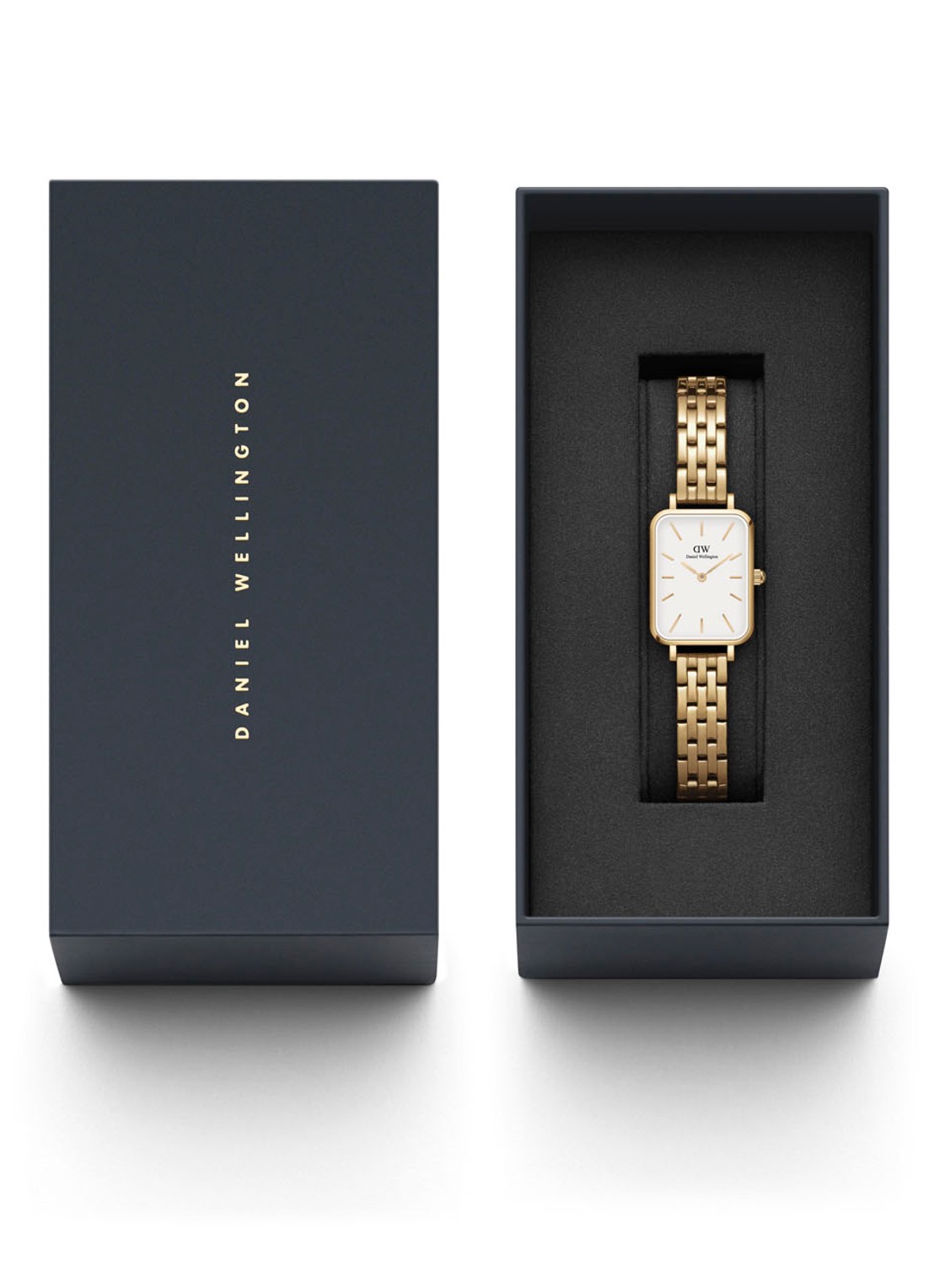 Daniel Wellington Quadro Link horloge DW00100622 - detail 4 goud