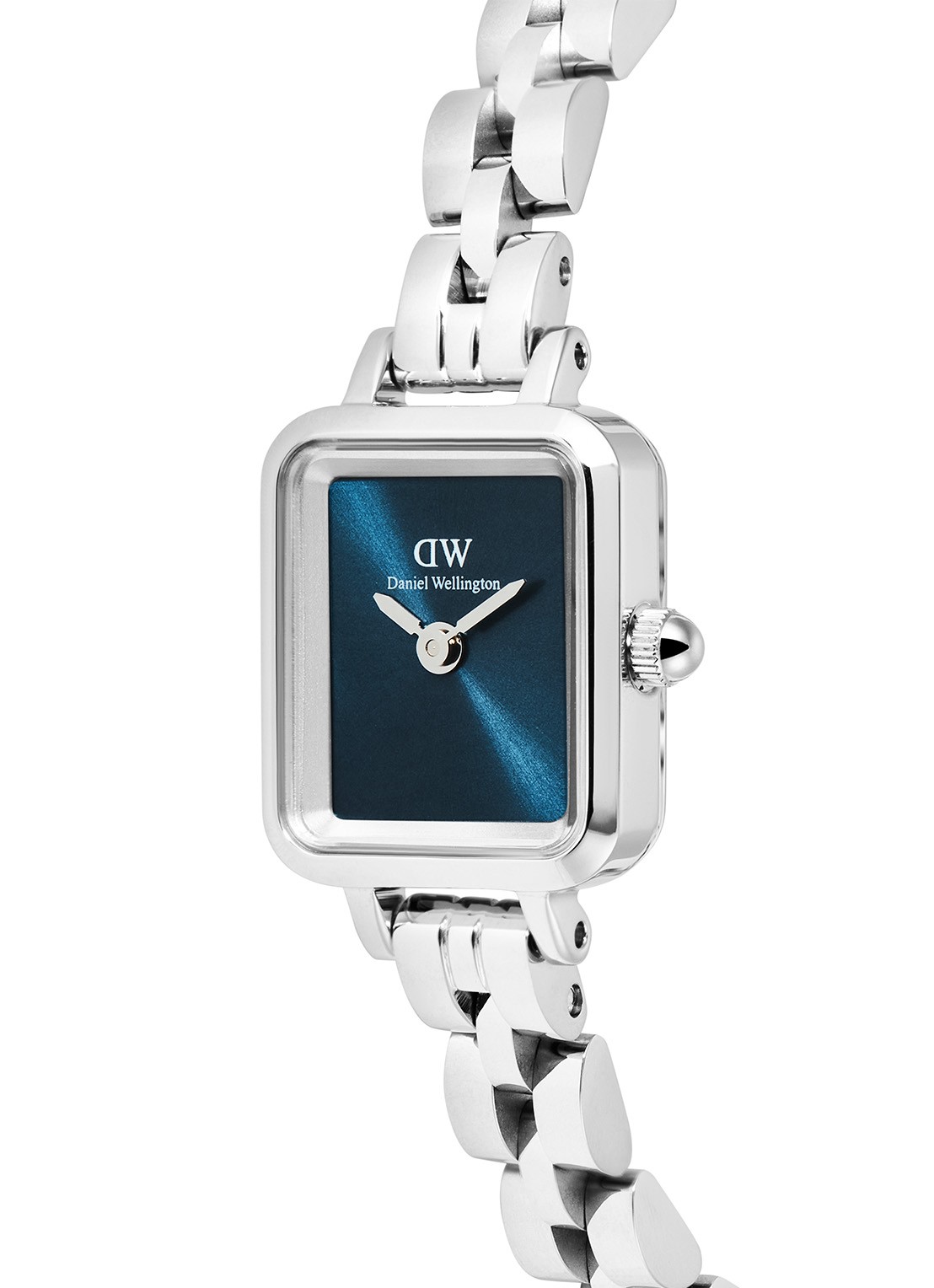 Daniel Wellington Quadro Mini Arch 3-Link horloge DW00100846 - detail 2 zilver