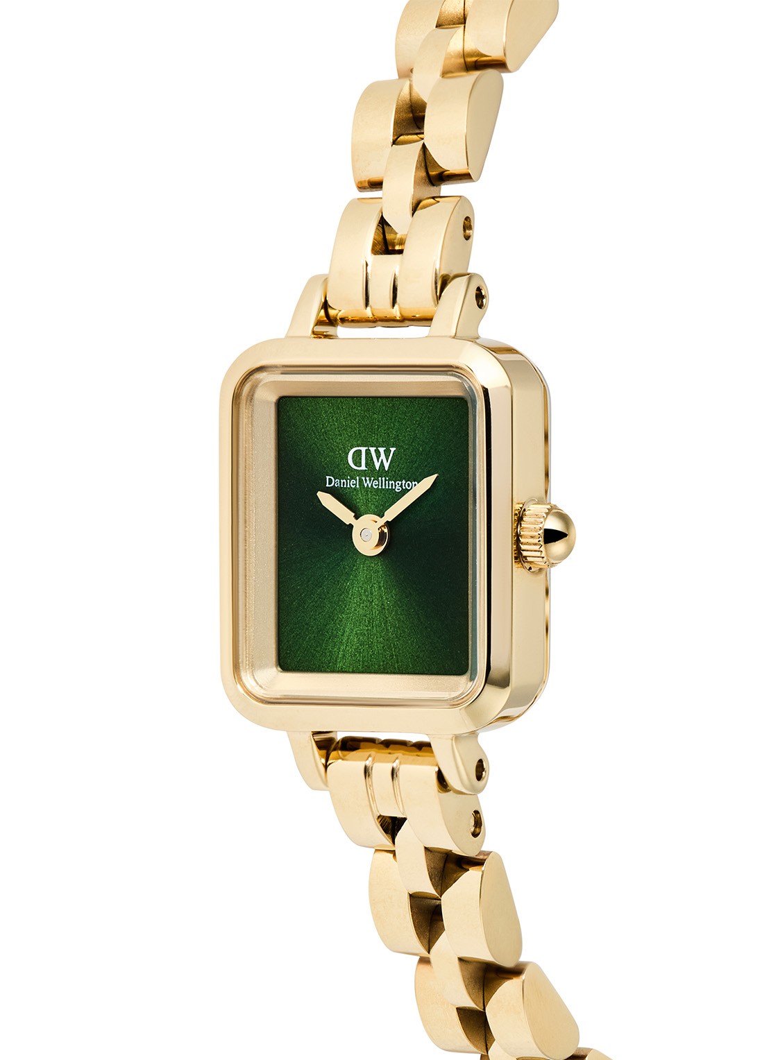 Daniel Wellington Quadro Mini Arch 3-Link horloge DW00100852 - detail 3 goud