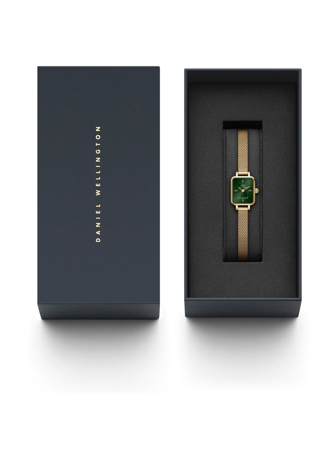 Daniel Wellington Quadro Mini Evergold horloge DW00100653 - detail 3 goud