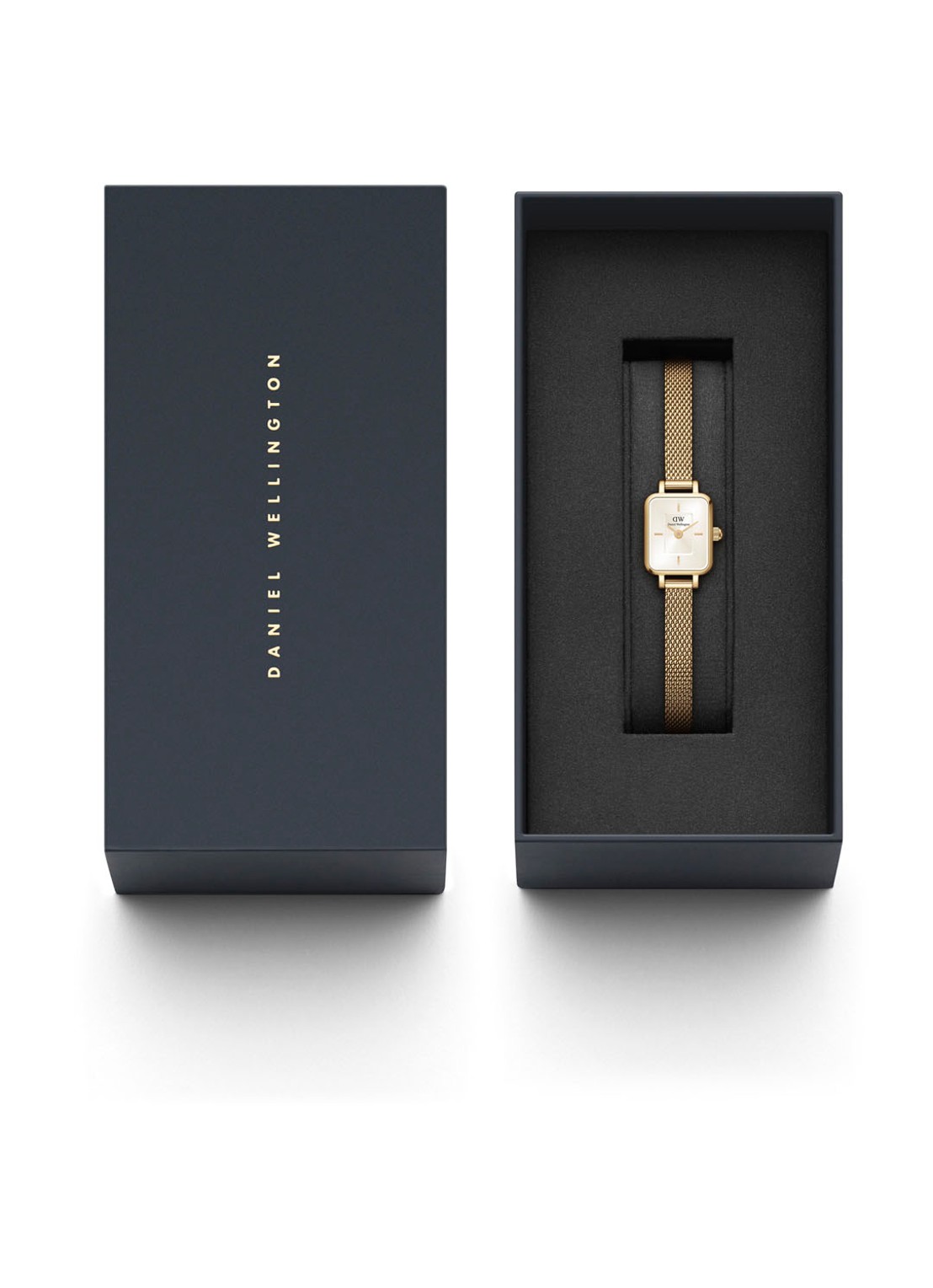 Daniel Wellington Quadro Mini Evergold horloge DW00100656 - detail 3 goud