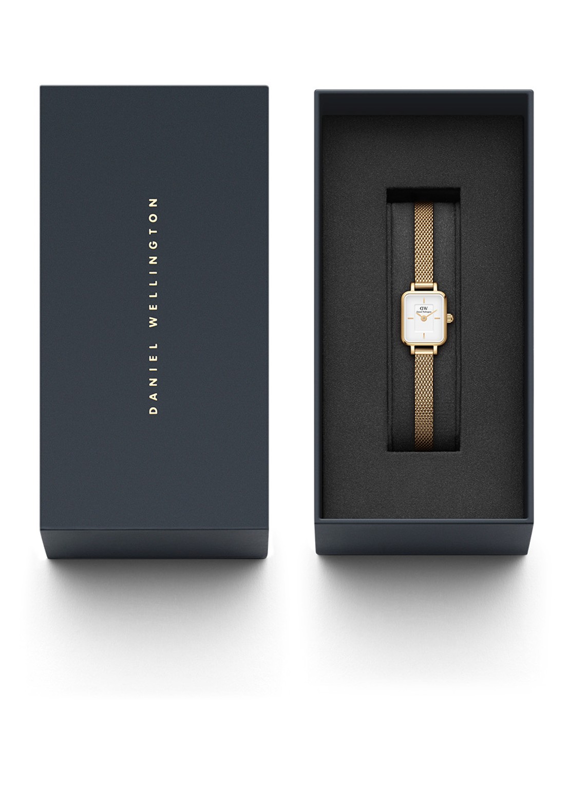 Daniel Wellington Quadro Mini horloge DW00100725 - detail 2 goud