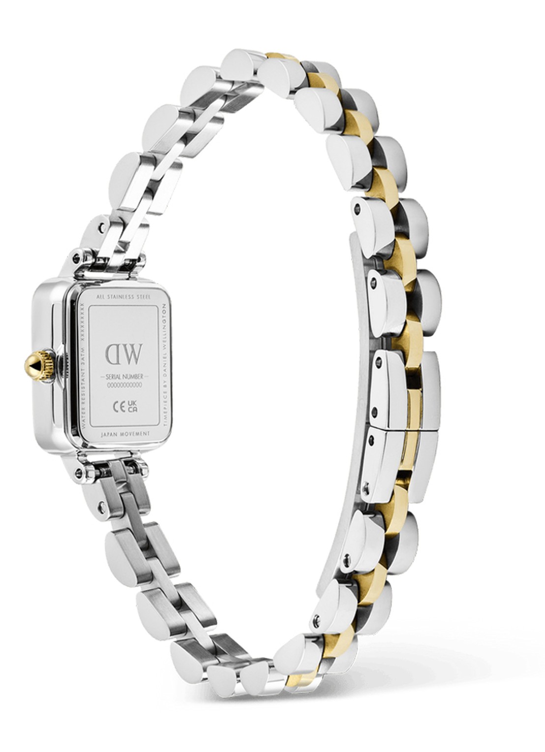 Daniel Wellington Quadro mini horloge DW00100925 - detail 3 zilver