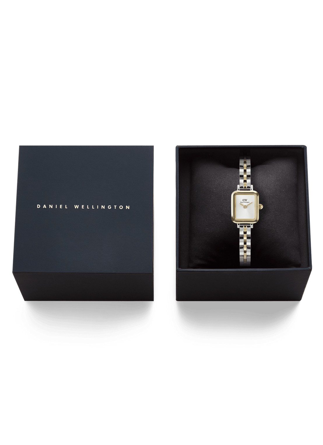 Daniel Wellington Quadro mini horloge DW00100925 - detail 4 zilver
