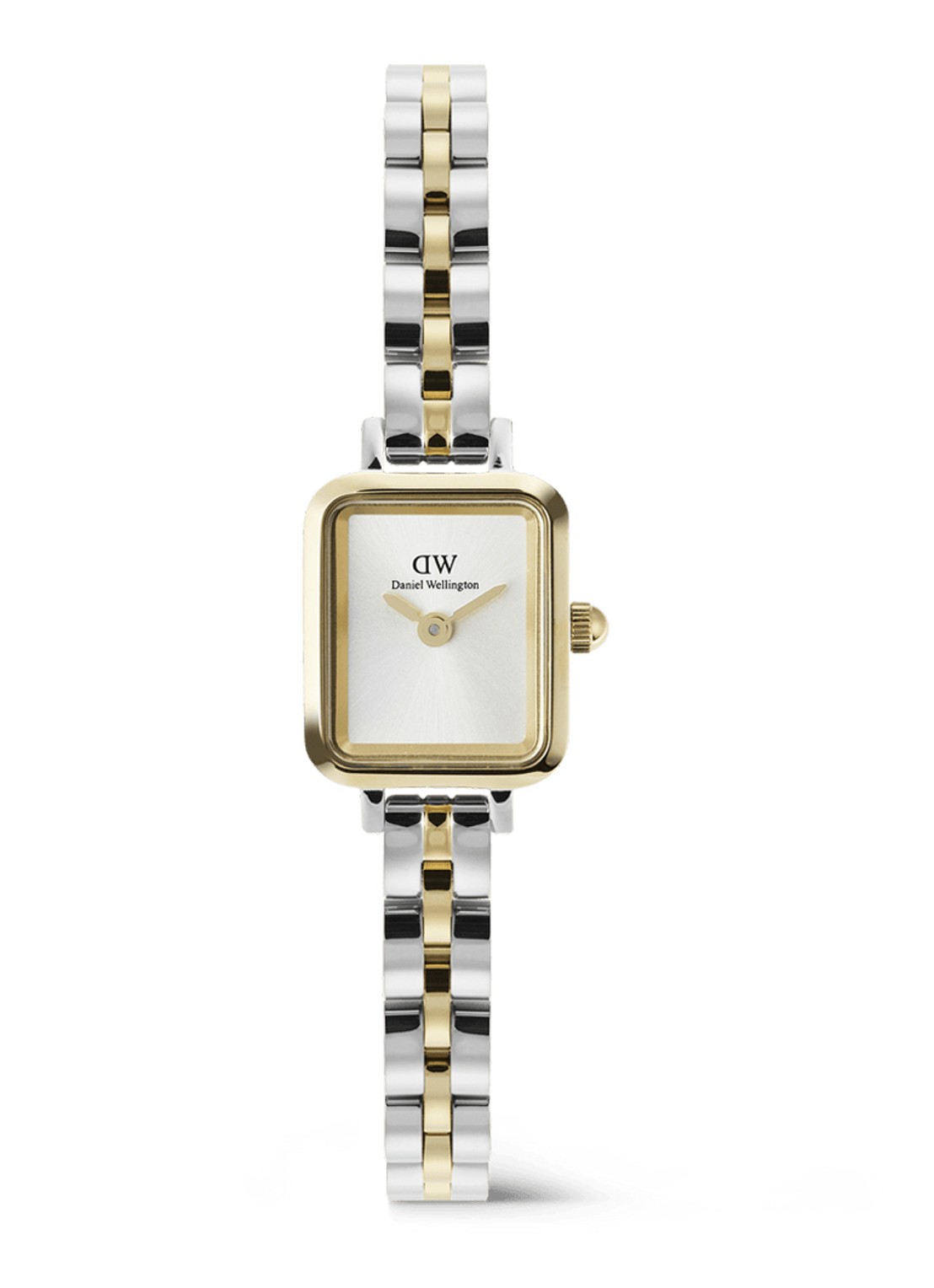 Daniel Wellington Quadro mini horloge DW00100925 - voorkant 5 zilver