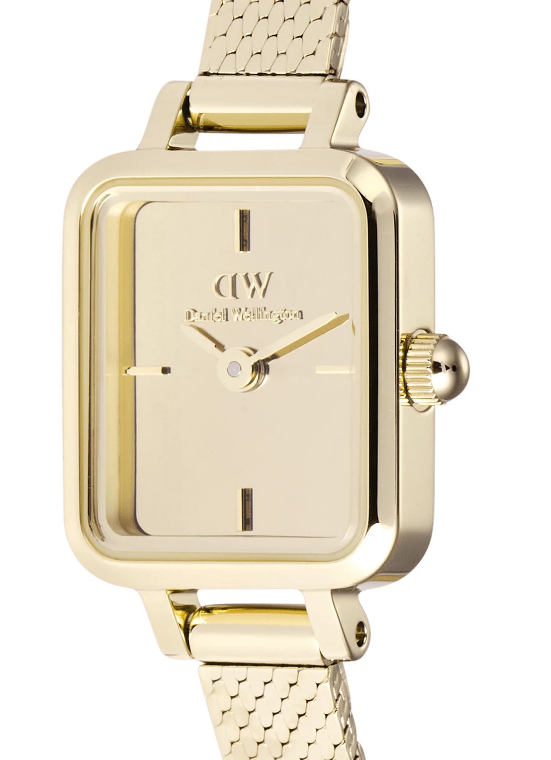 Daniel Wellington Quadro Mini Reflection horloge DW00100801 - detail 2 goud