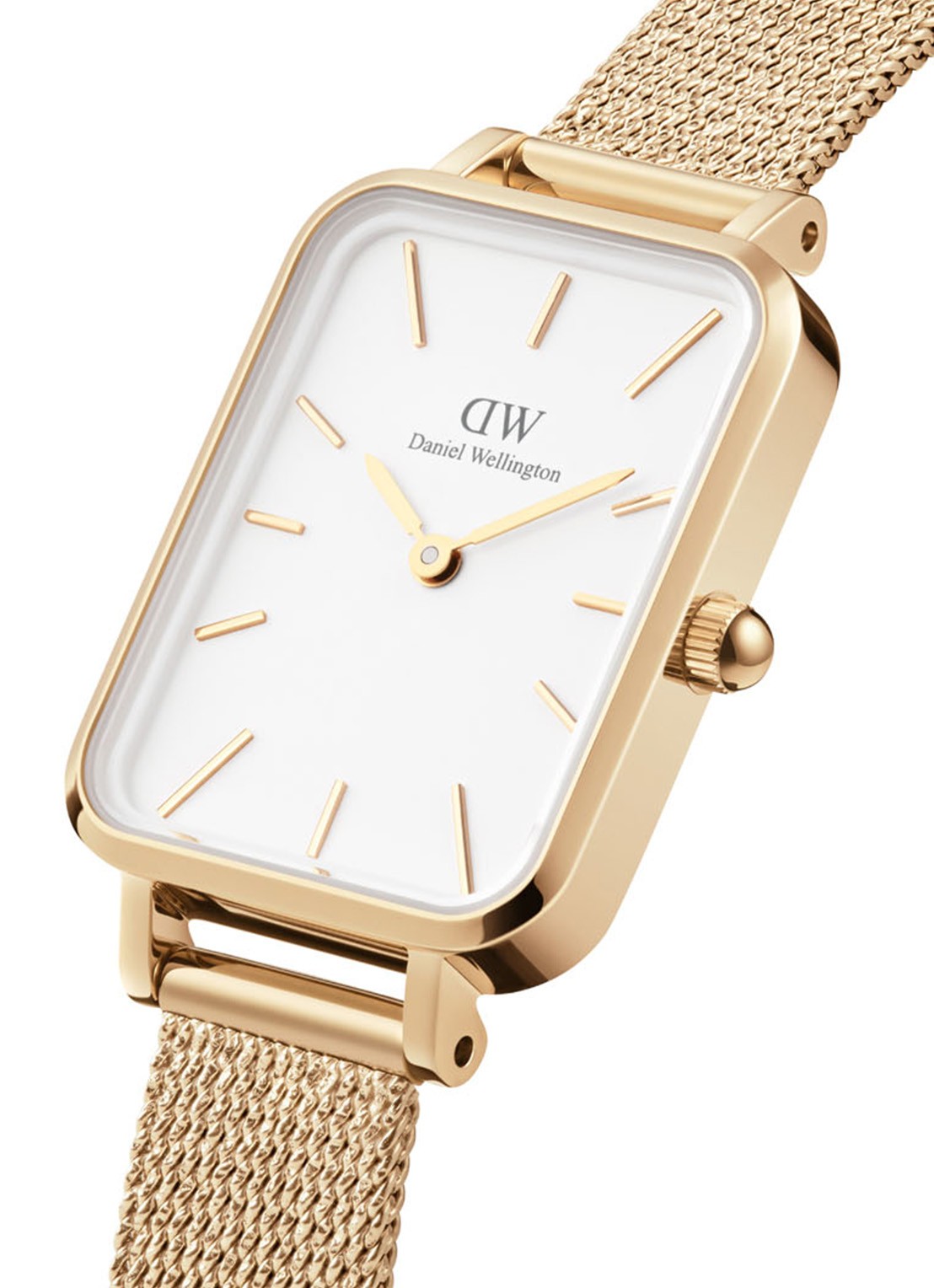 Daniel Wellington Quadro Pressed Evergold horloge DW00100556 - detail 4 goud