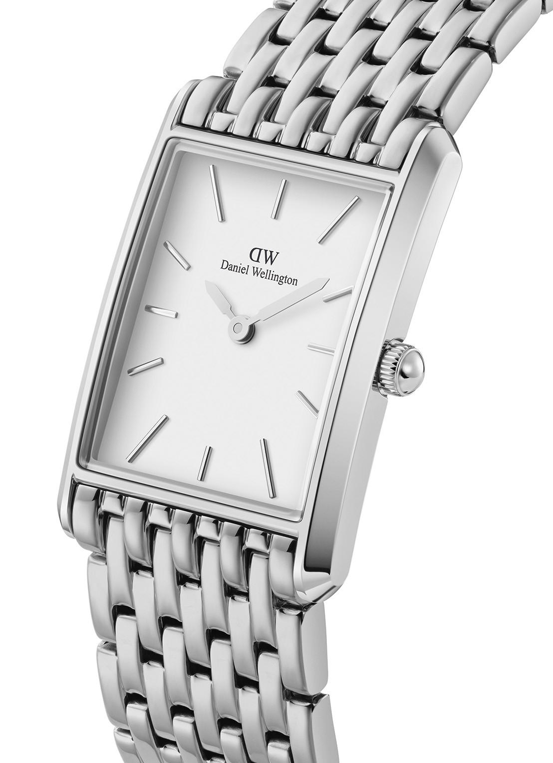 Daniel Wellington The Bound horloge DW00100706 - detail zilver