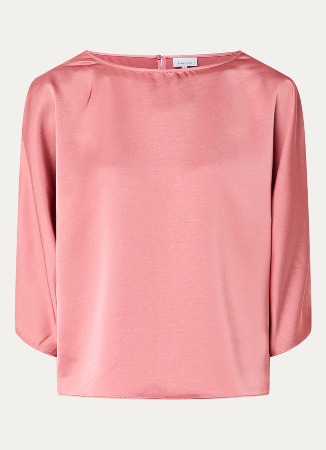 Dante 6 Risette top van satijn  - voorkant roze