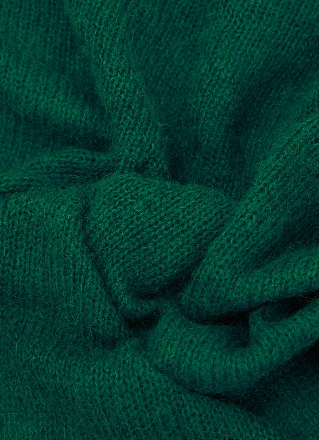 Dante 6 Skai sjaal in alpaca wolblend 160 x 70 cm - detail 2 groen