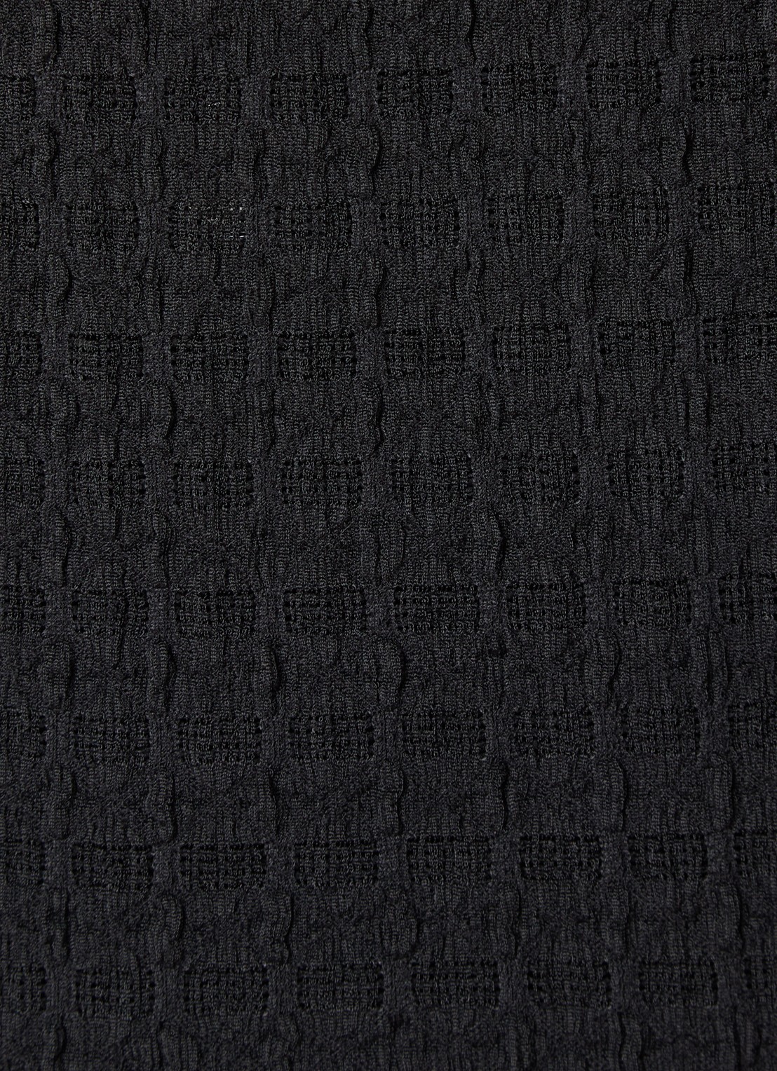 Dante 6 Zane longsleeve met structuur en opstaande kraag - detail 2 zwart