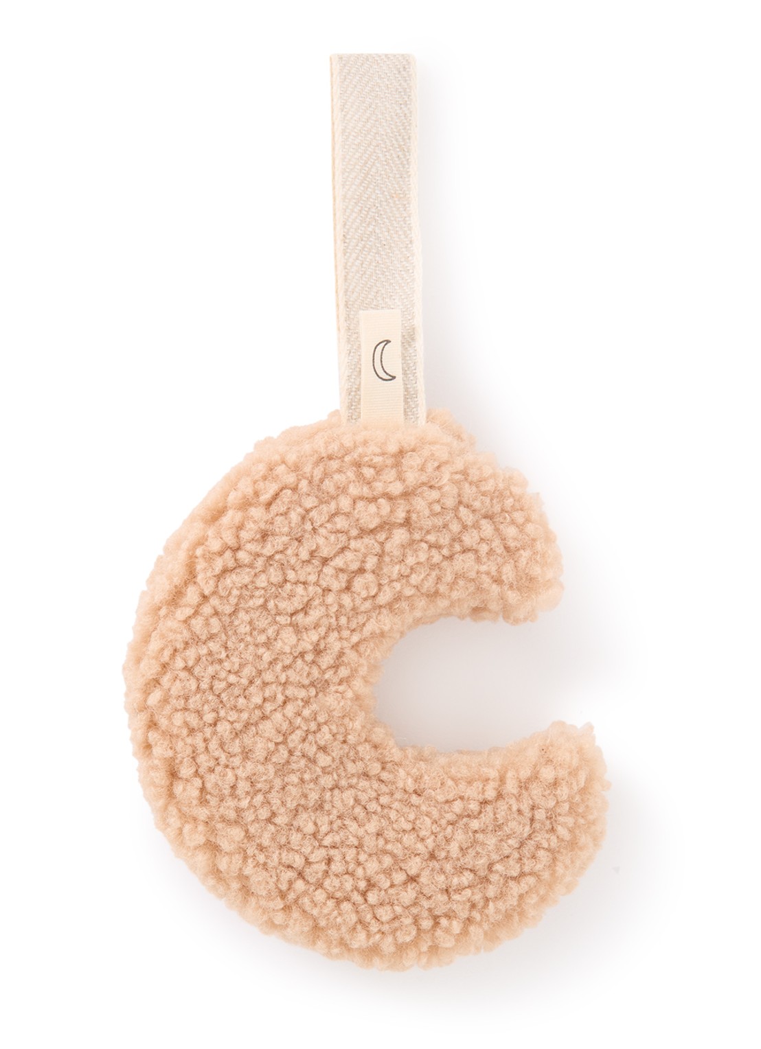 Dappermaentje Teddy speendoekje - voorkant lichtbruin