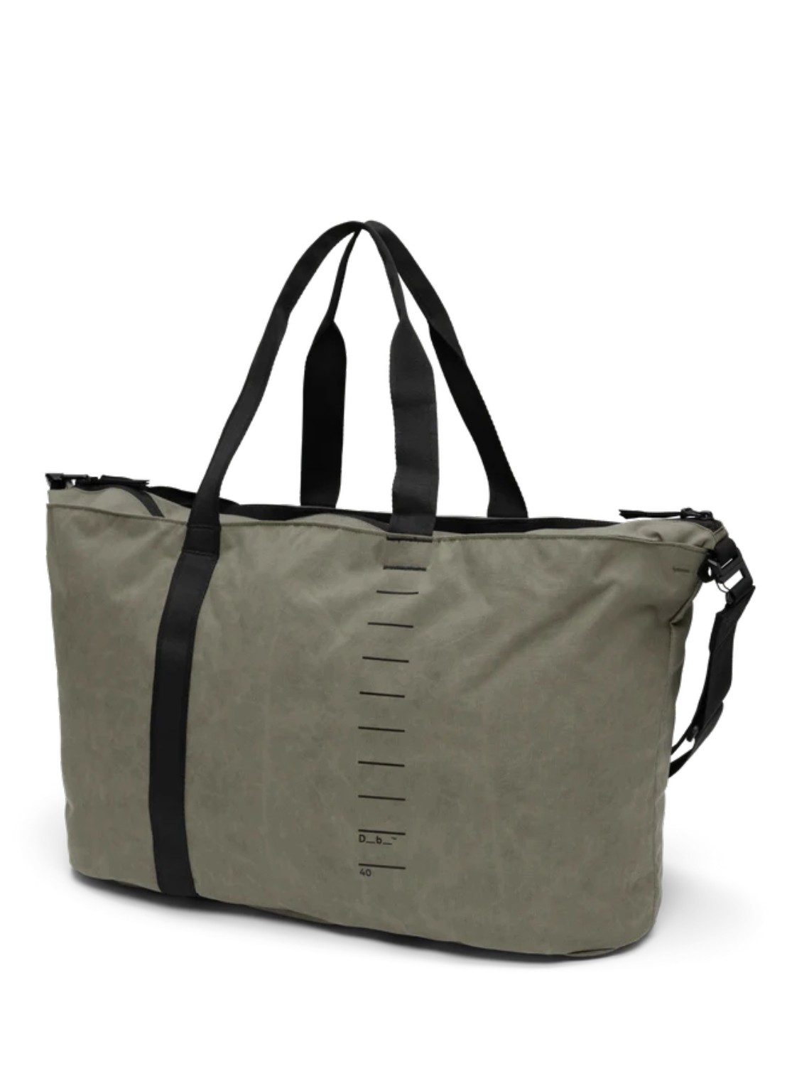 Db Essential weekendtas met afneembare schouderriem - detail 5 groen