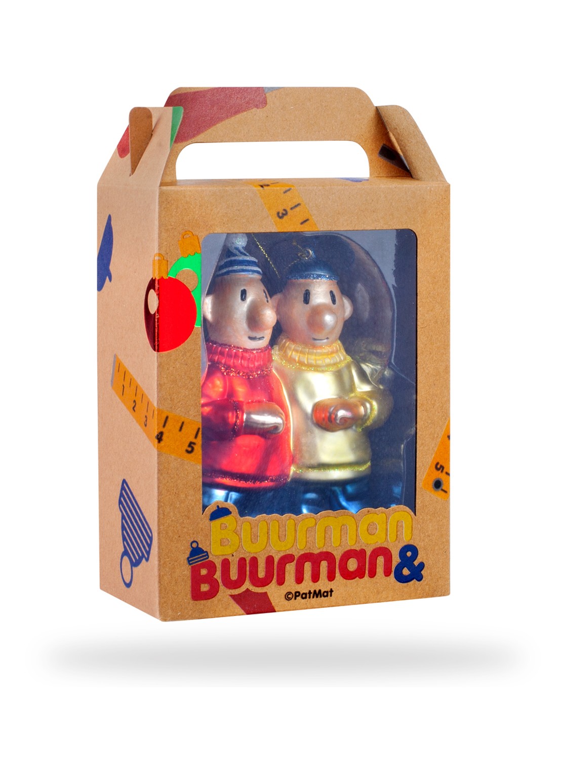De Ballen Uit Buurman & Buurman kersthanger 12 cm - detail 3 rood