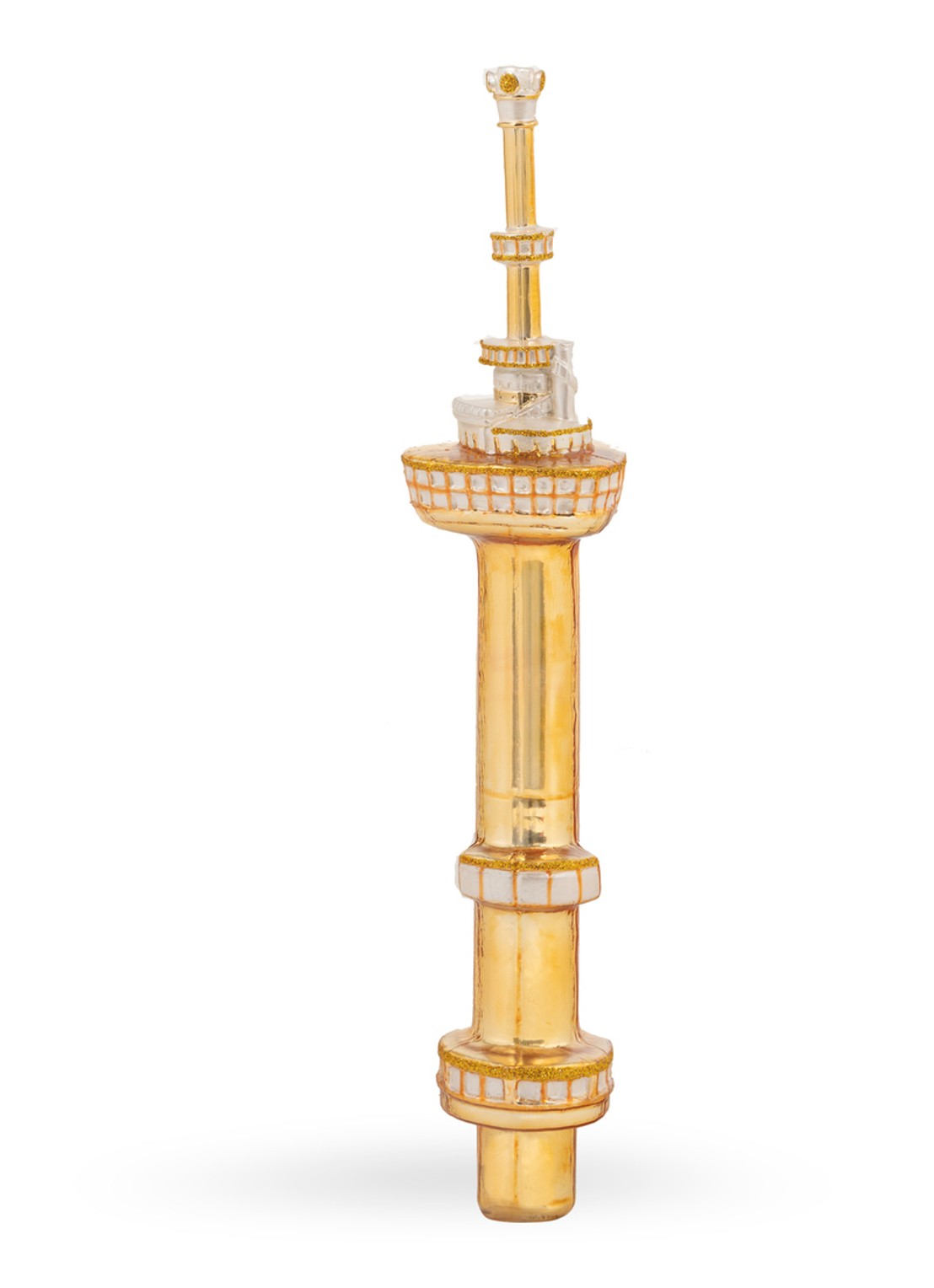 De Ballen Uit Euromast piek 27,5 cm - voorkant goud