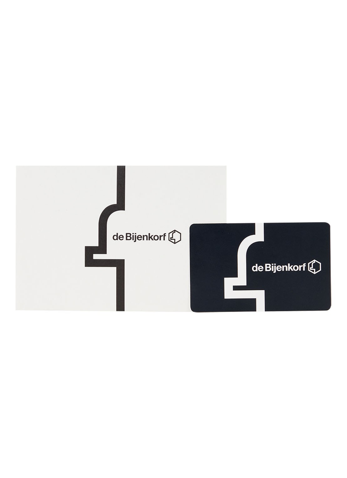 de Bijenkorf Cadeaucard - 5 tot 100 euro - voorkant zwart