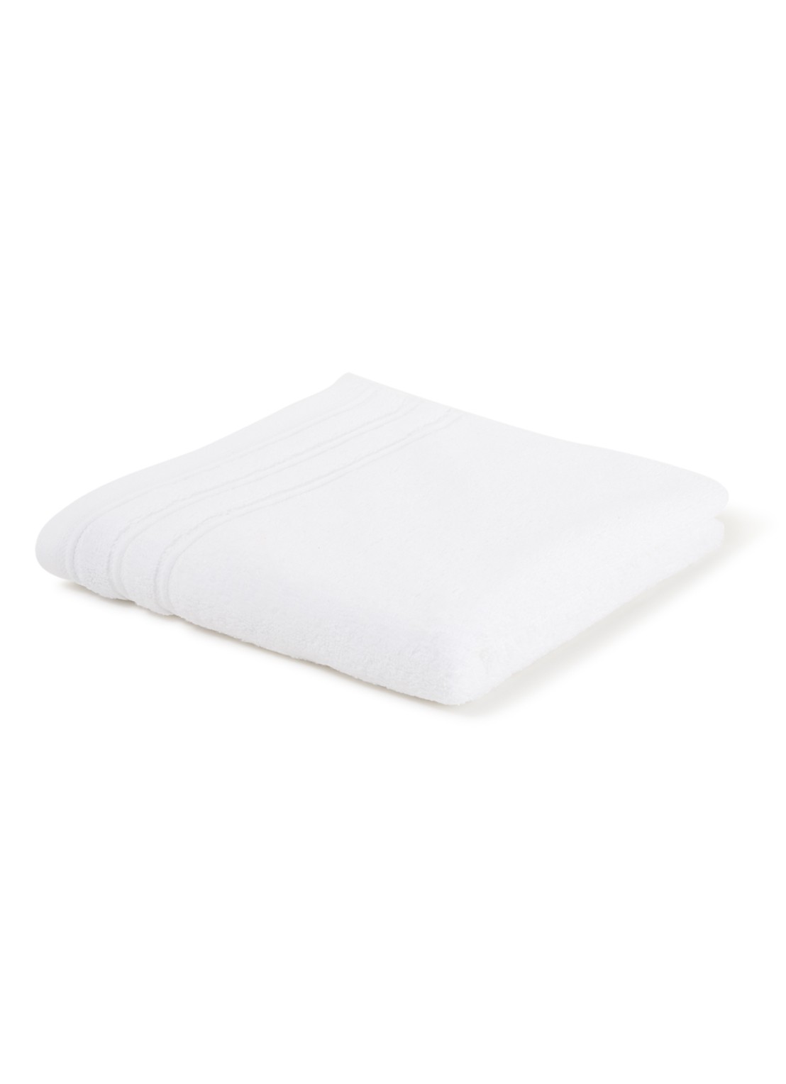 de Bijenkorf Home Evolution badhanddoek - 580 gr/m2 - 60 x 110 cm - voorkant wit