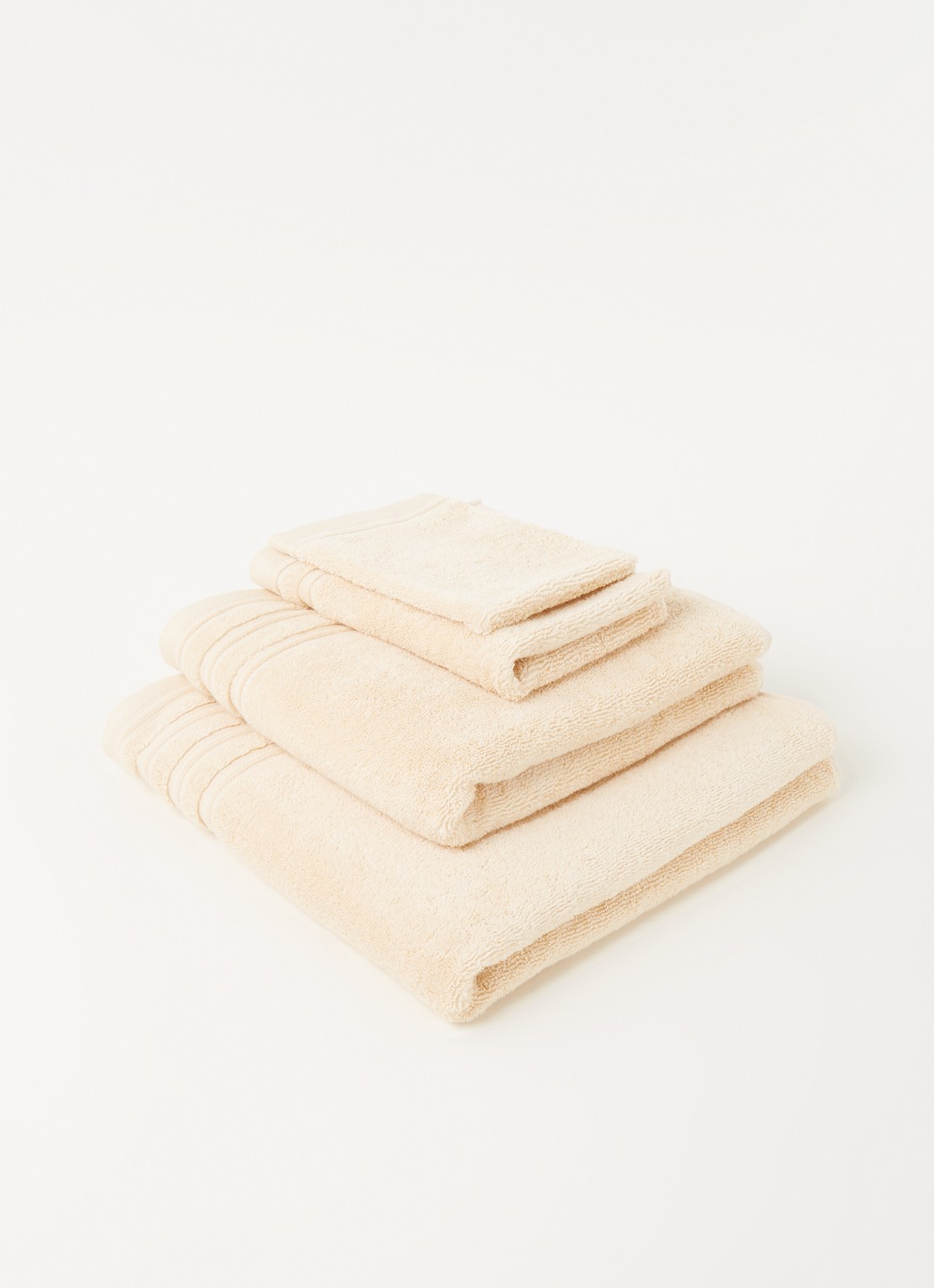 de Bijenkorf Home Evolution badhanddoek - 580 gr/m2 - 60 x 110 cm - detail 3 zand