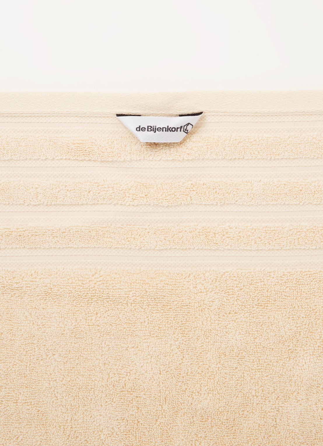 de Bijenkorf Home Evolution badhanddoek - 580 gr/m2 - 60 x 110 cm - detail 4 zand