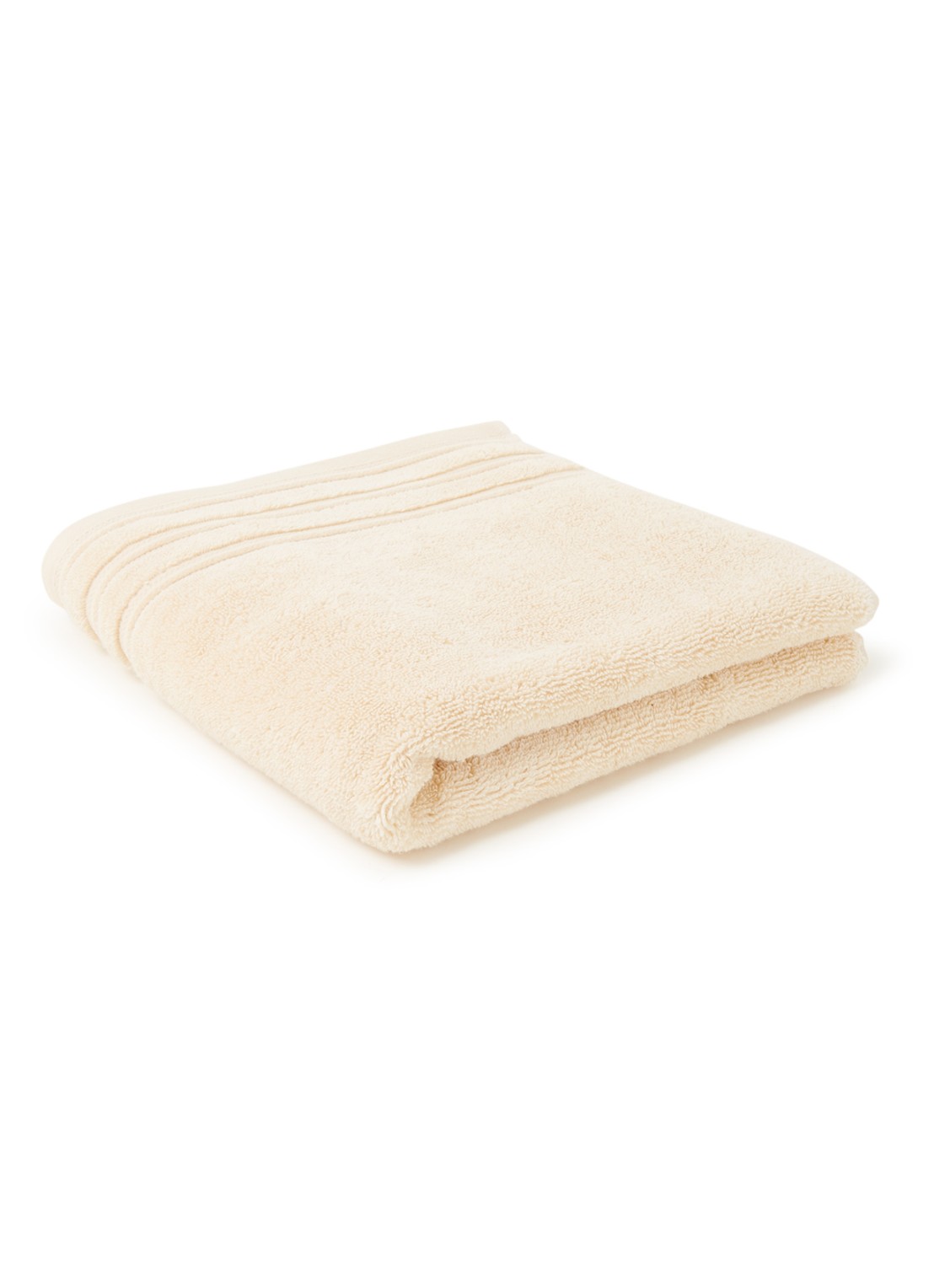de Bijenkorf Home Evolution badhanddoek - 580 gr/m2 - 60 x 110 cm - voorkant zand