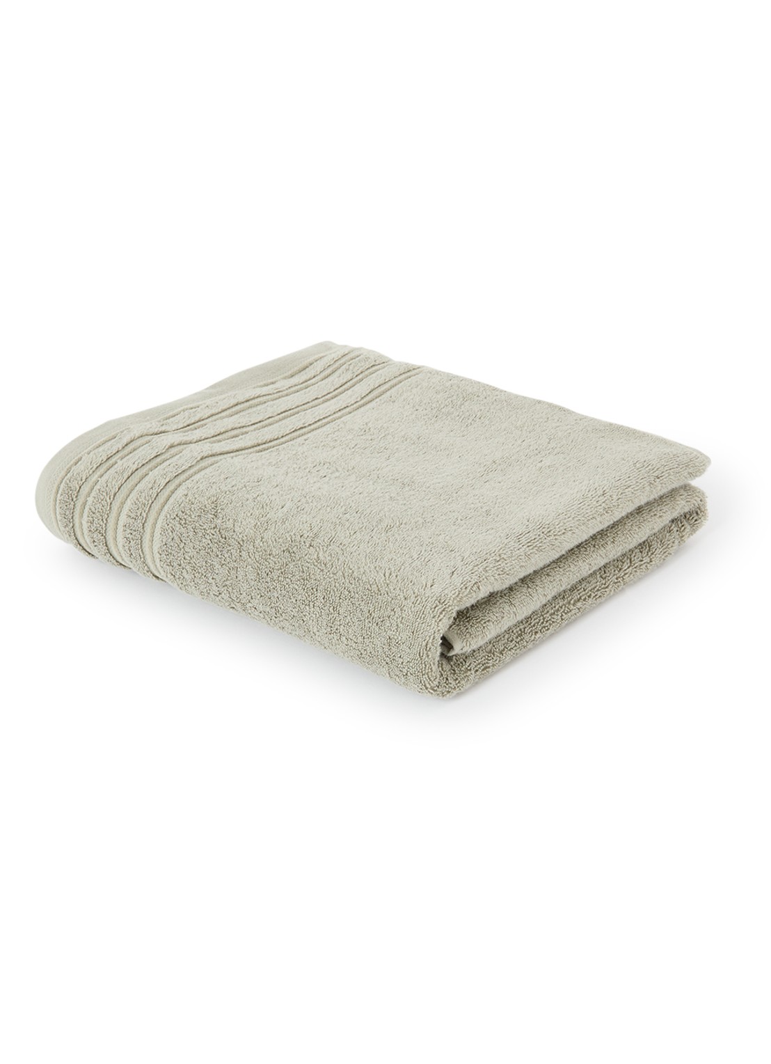 de Bijenkorf Home Evolution badlaken - 580 gr/m2 - 100 x 150 cm - voorkant groen