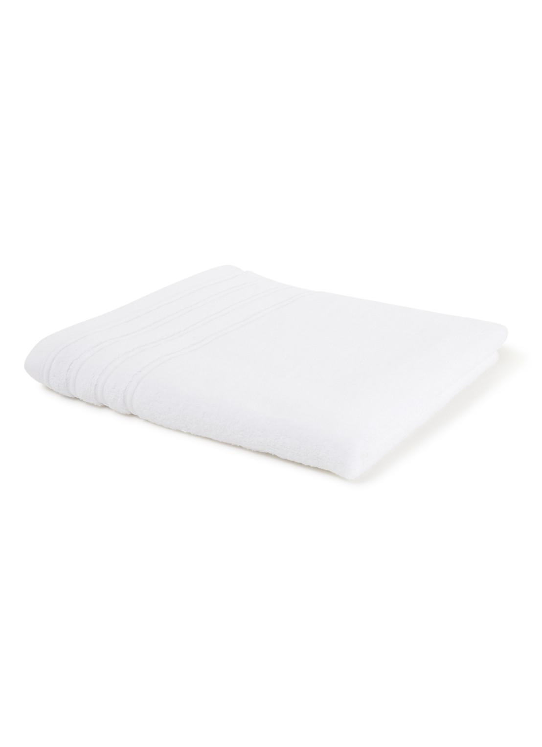 de Bijenkorf Home Evolution badlaken - 580 gr/m2 - 70 x 140 cm - voorkant 3 wit