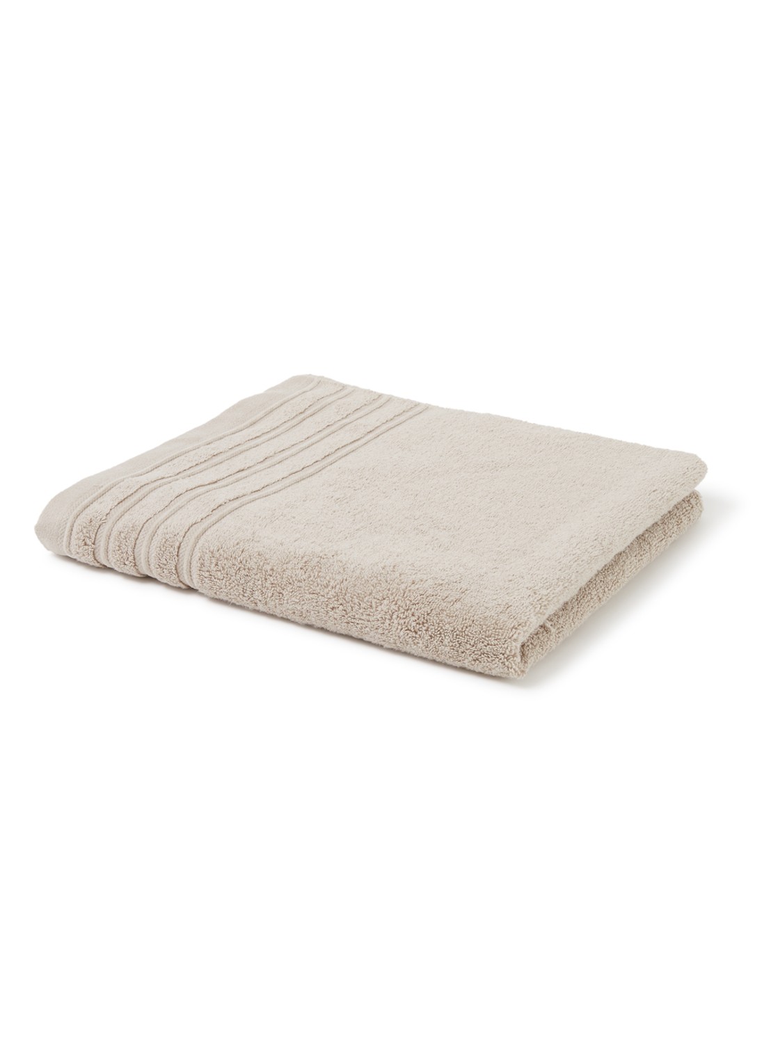 de Bijenkorf Home Evolution badlaken - 580 gr/m2 - 70 x 140 cm - voorkant 3 taupe