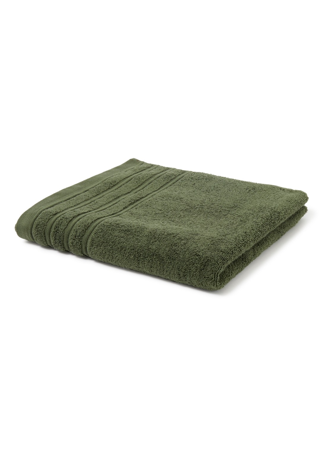 de Bijenkorf Home Evolution badlaken - 580 gr/m2 - 70 x 140 cm - voorkant groen