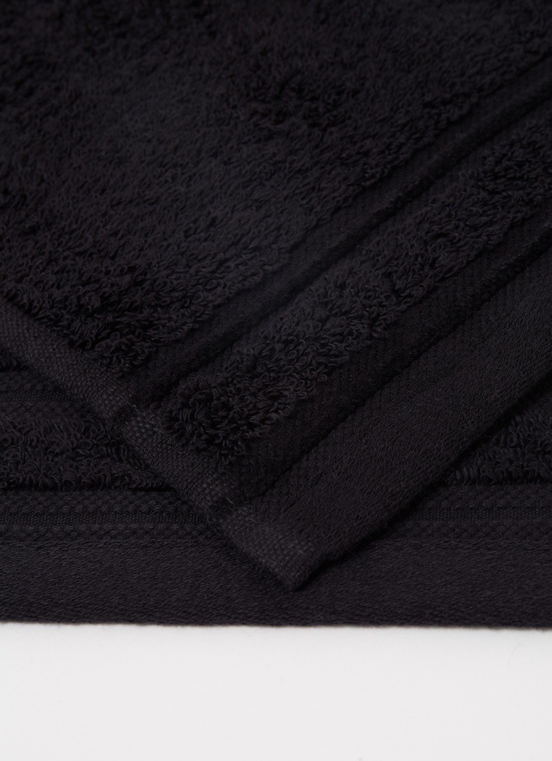 de Bijenkorf Home Evolution gastendoek - 580 gr/m2 - 30 x 50 cm - detail 2 zwart