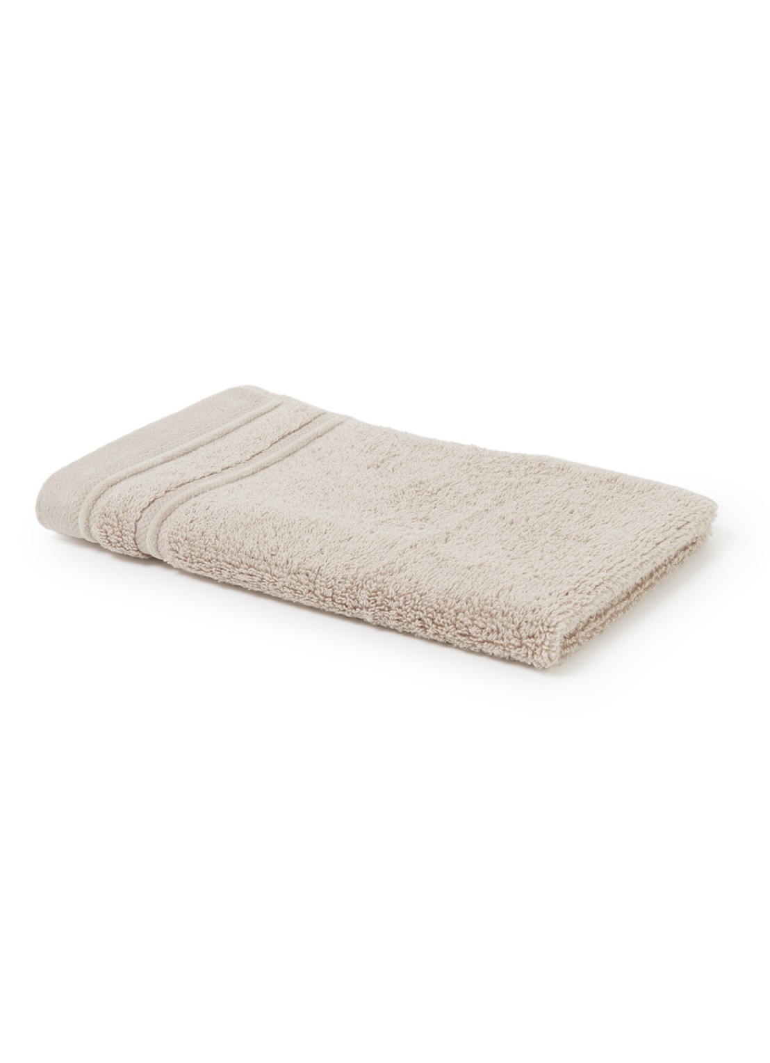 de Bijenkorf Home Evolution gastendoek - 580 gr/m2 - 30 x 50 cm - voorkant 3 taupe