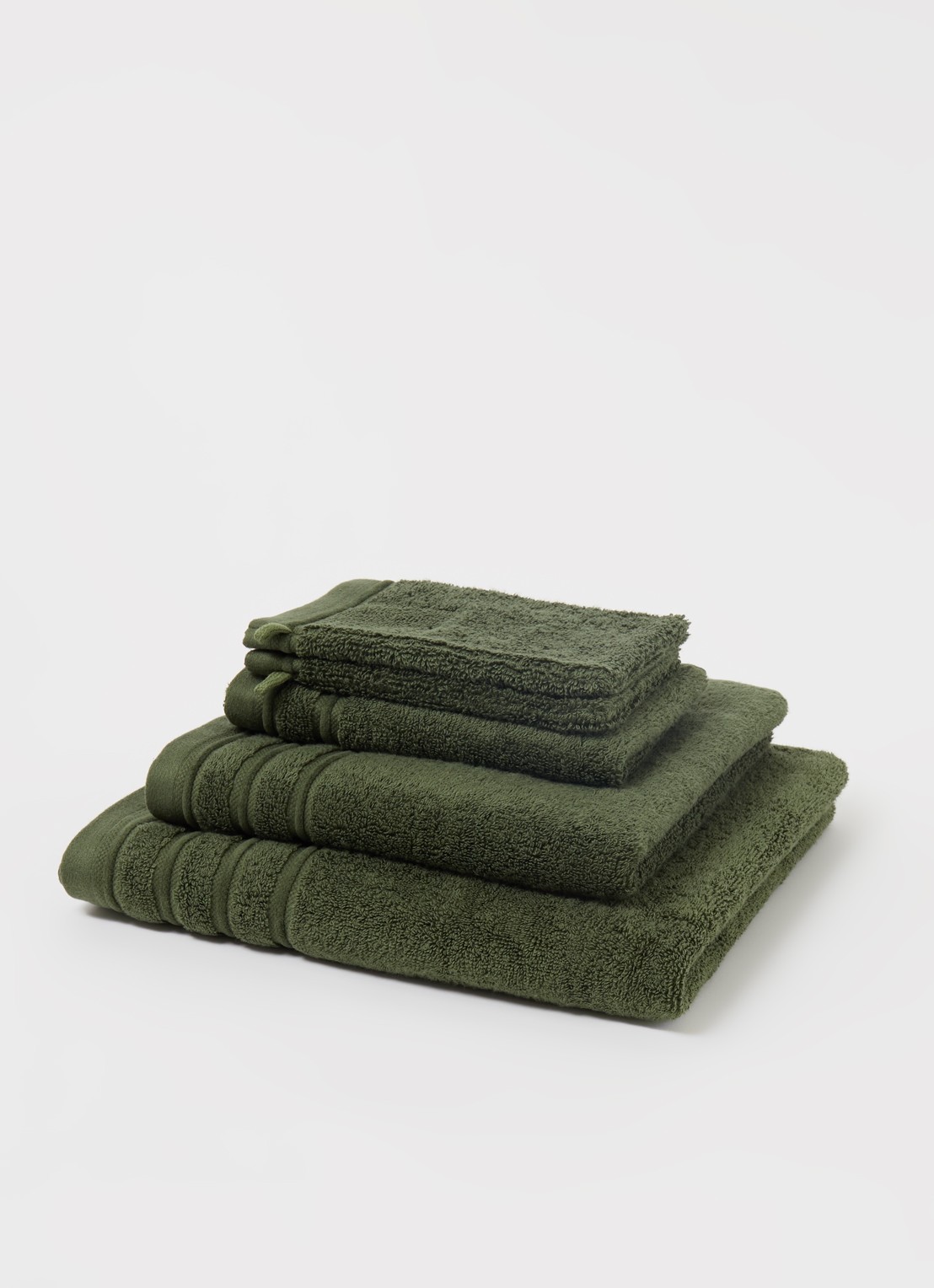 de Bijenkorf Home Evolution gastendoek - 580 gr/m2 - 30 x 50 cm - detail 3 groen