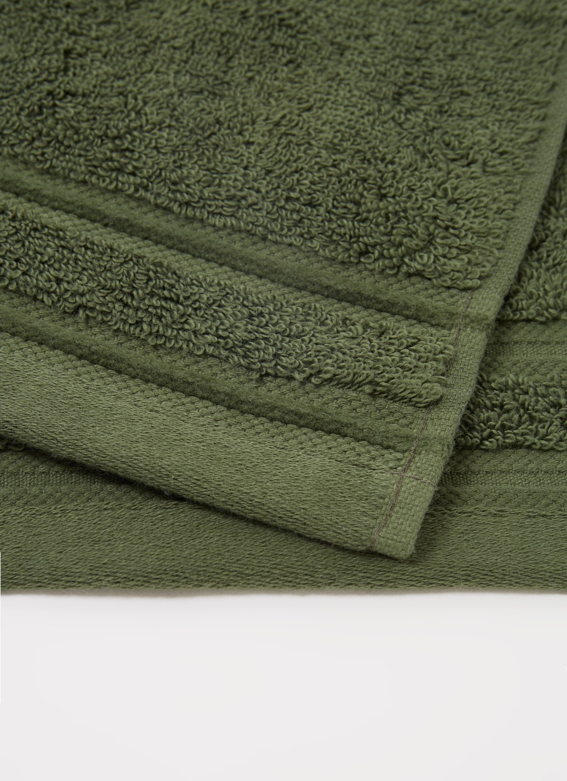 de Bijenkorf Home Evolution gastendoek - 580 gr/m2 - 30 x 50 cm - detail 4 groen