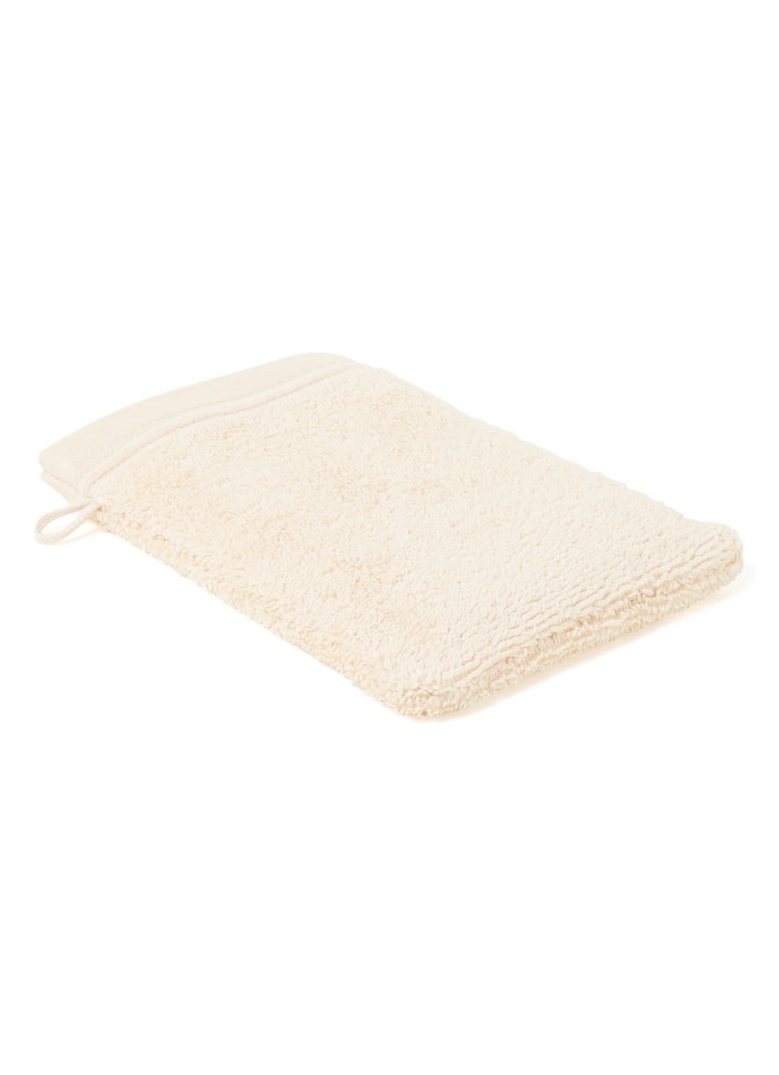 de Bijenkorf Home Evolution washand- 580 gr/m2 - 16 x 21 cm set van 2 - voorkant zand