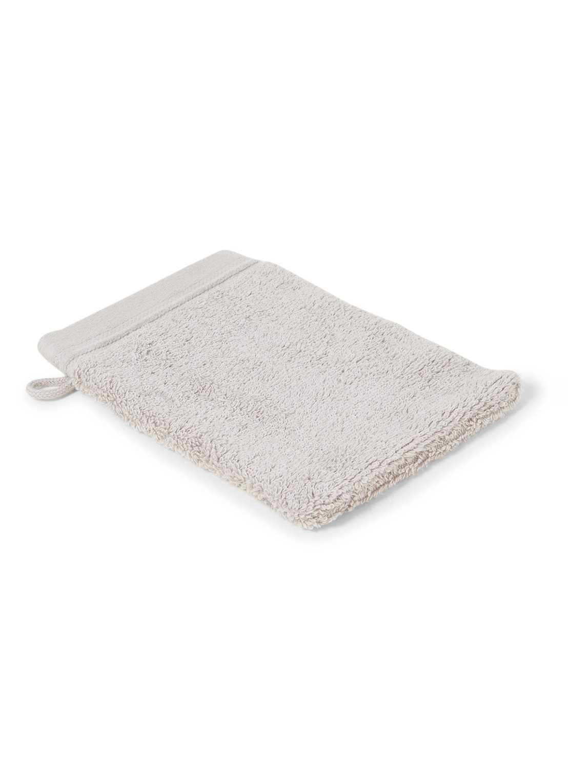 de Bijenkorf Home Evolution washand- 580 gr/m2 - 16 x 21 cm set van 2 - voorkant 3 grijs