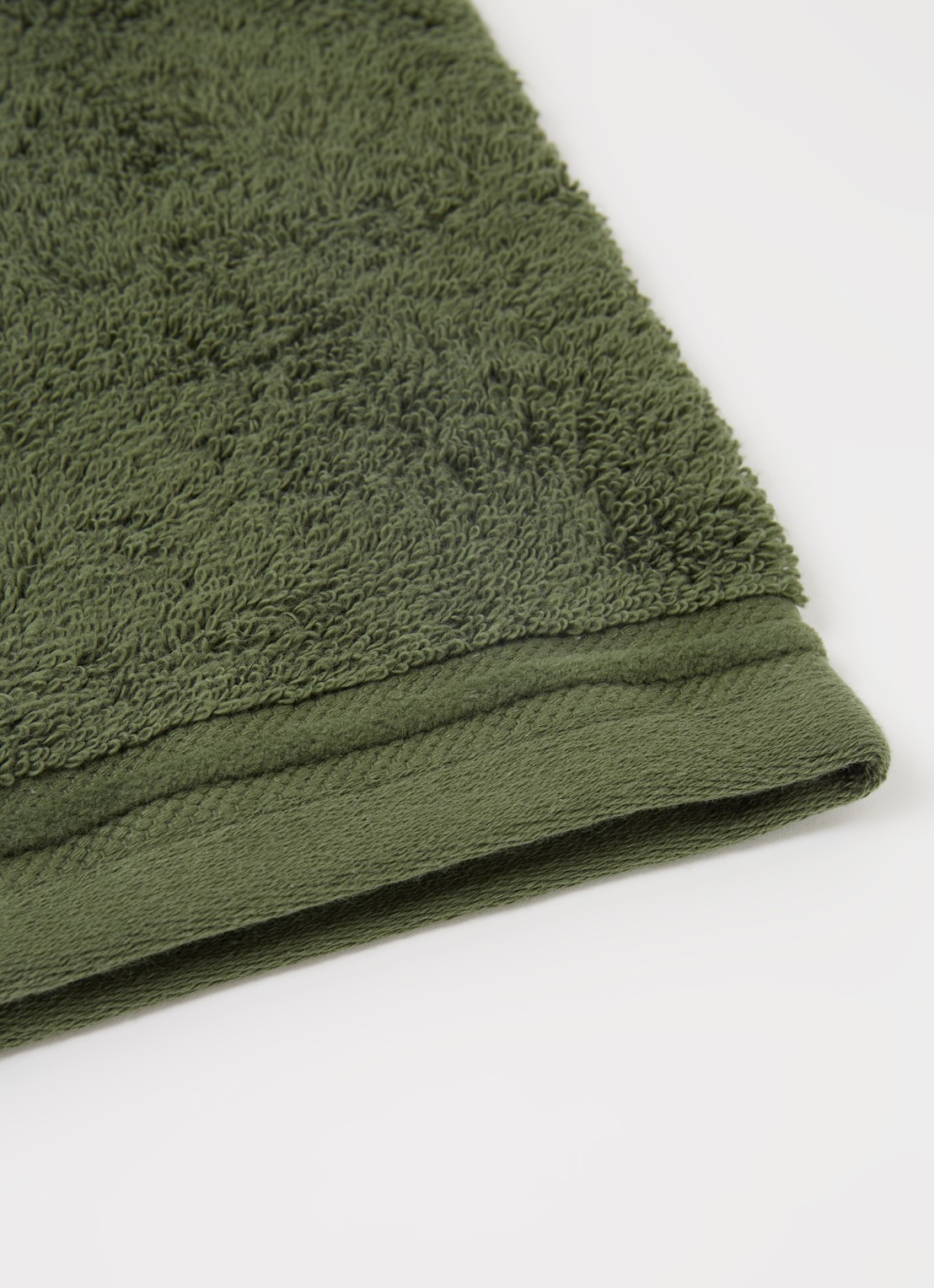 de Bijenkorf Home Evolution washand- 580 gr/m2 - 16 x 21 cm set van 2 - detail 4 groen