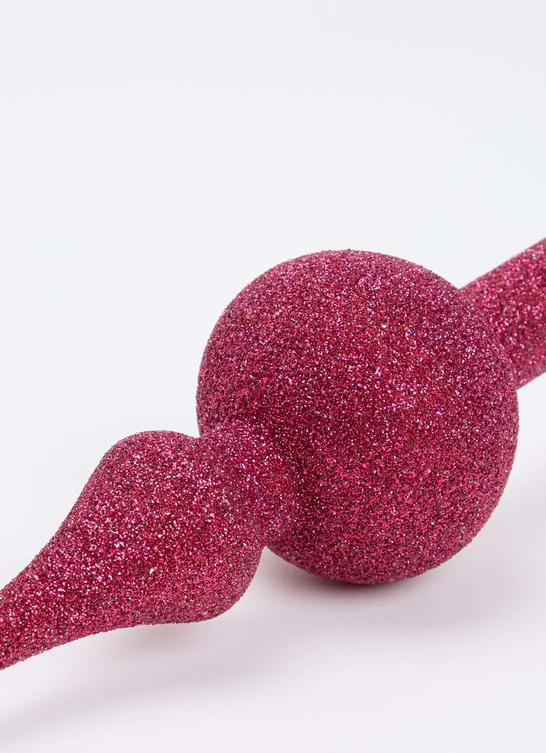 de Bijenkorf Home Glitter piek 26 cm - detail 3 rood
